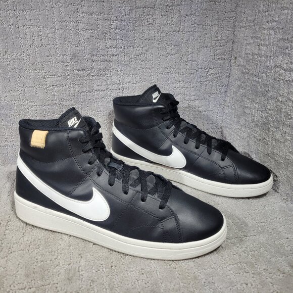 Nike Court Royale 2 Mid Men's Size US 13 Black White Basketball Sneakers. - Picture 8 of 11